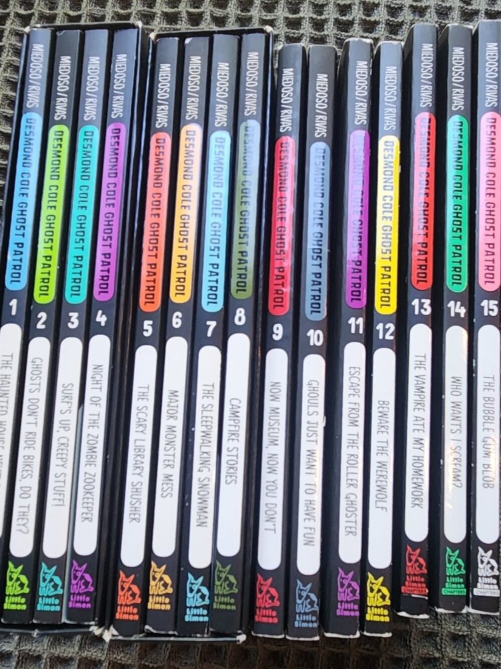 Desmond Cole Ghost Patrol Paperback Book Lot 1 thru 15 Collections 1 and 2 plus
